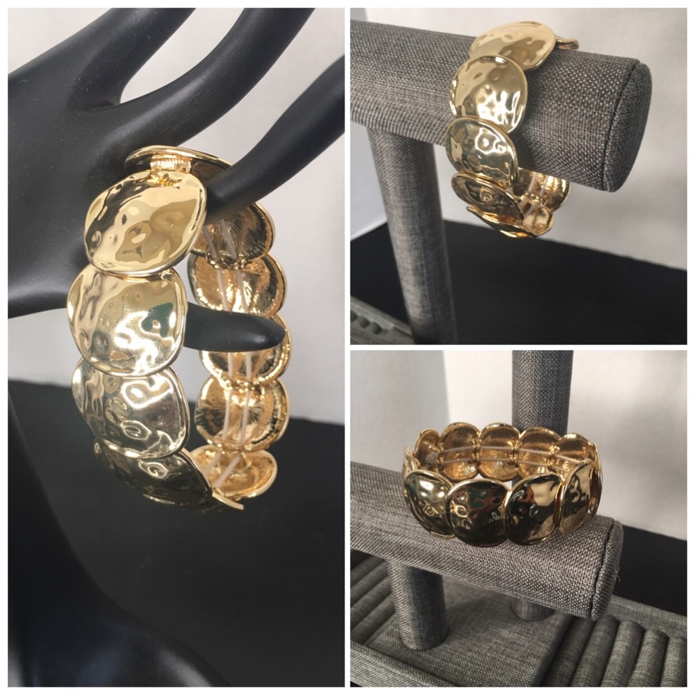 👜❣️3For$15👛Gold Coin Bracelet